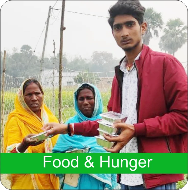 Image of food and hunger